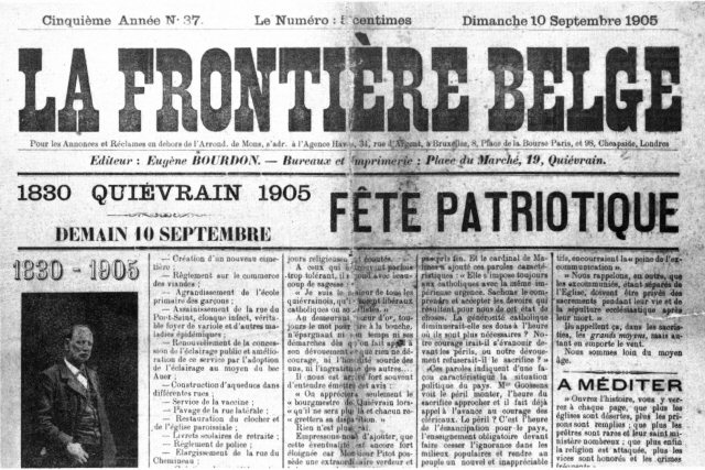 Journal La Frontière belge (1909)
